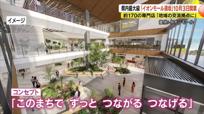 県内最大級 イオンモール須坂